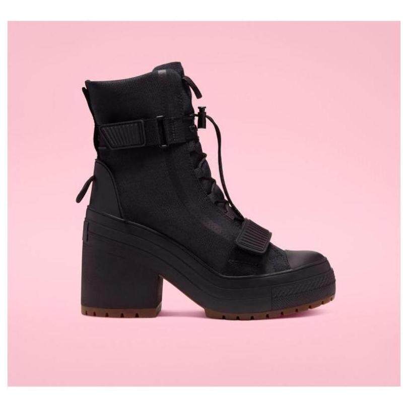 converse/匡威女鞋休闲鞋高帮高跟全明星纯色时尚百搭正品563468c