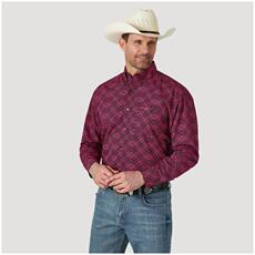 Рубашка мужская wrangler/威格男衬衫透气长袖碎花透气薄款简约正品496705 Wrangler/496705