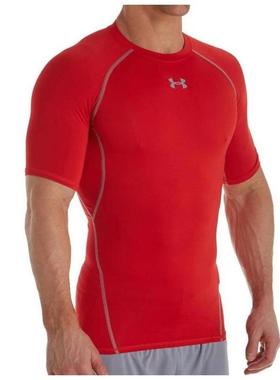 安德玛/Under Armour男T恤运动圆领短袖速干弹力夏正品H300617