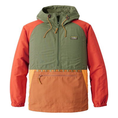 L.L.Bean/宾恩男士防风衣连帽半拉链防水轻薄透气正品TA505271