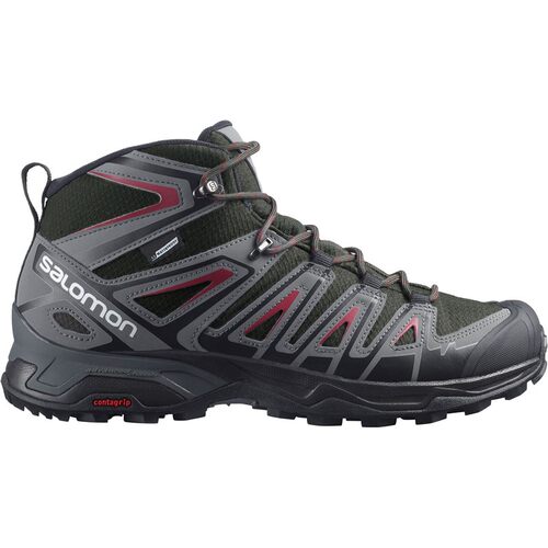 SALOMON/萨洛蒙户外休闲鞋运动防水短靴徒步登山中帮男子春夏正品