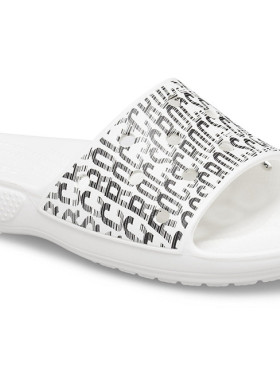 Crocs卡洛驰拖鞋女鞋新款夏季平跟舒适休闲纹理正品203126