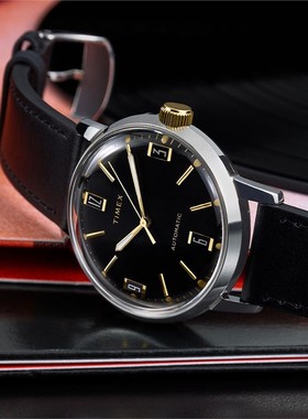Timex天美时男表机械表40mm日本自动机芯Marlin系列手表TW2W33900