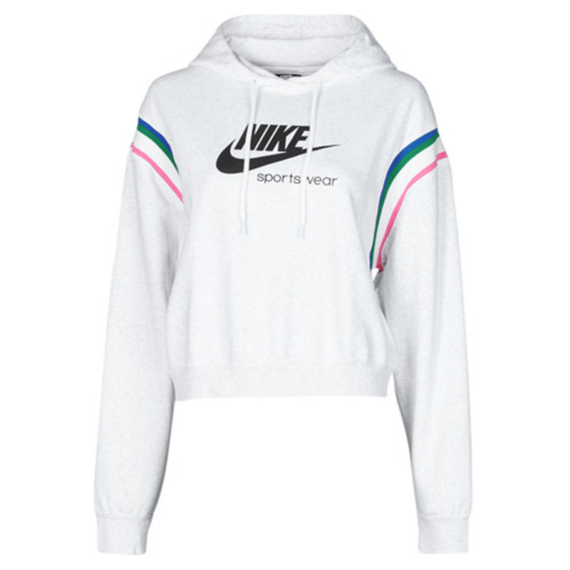 nike/耐克女卫衣连帽衫logo印花运动健身训练春秋正品x17928560