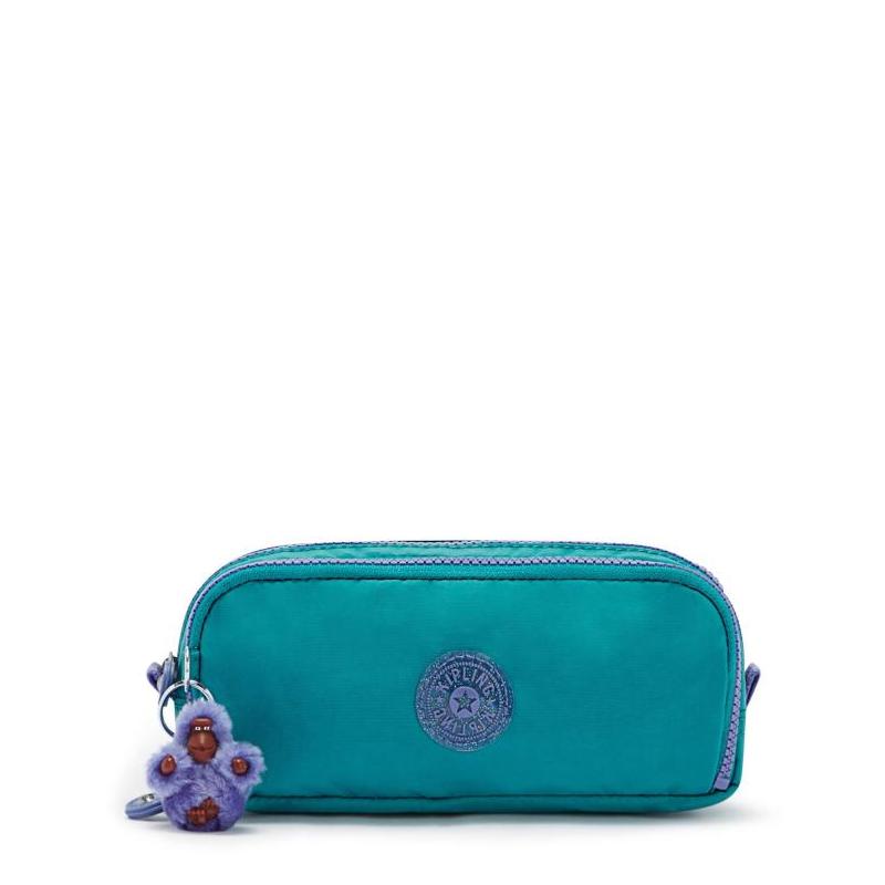 Kipling/凯浦林手拿包文具包拼色化妆包拉链撞色舒适正品KI1734