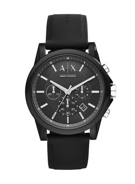 Armani阿玛尼经典男士手表黑武士时尚腕表简约石英AX1326正品