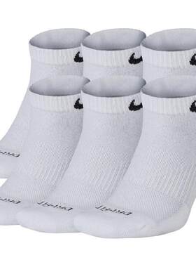 Nike/耐克运动袜男女袜子6双装星期袜透气针织训练袜缓冲垫SX7042