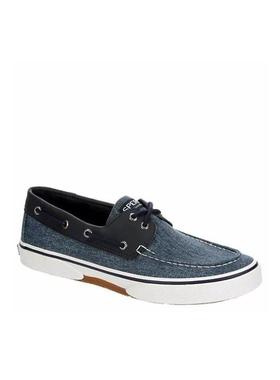 Sperry Top-Sider男休闲鞋帆布覆面船鞋Halyard 2-eye正品511101
