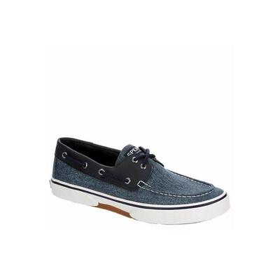 Sperry Top-Sider男休闲鞋帆布覆面船鞋Halyard 2-eye正品511101
