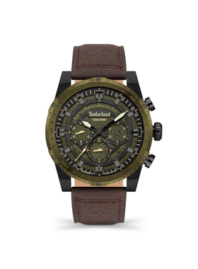TIMBERLAND/添柏岚黑色皮表带手表50米生活防水男正品14075151