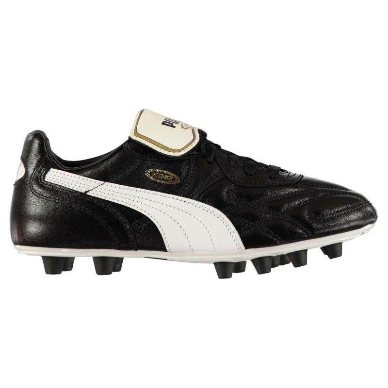 puma/彪马男足球鞋运动鞋黑色皮面长钉鞋正品207110