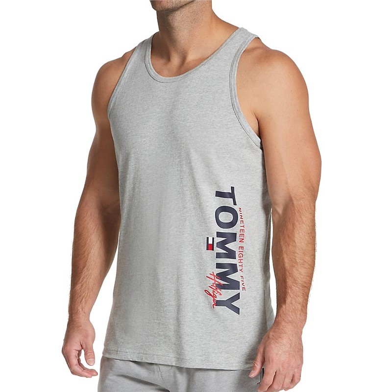 TOMMY HILFIGER汤米男T恤纯棉背心吸汗透气运动休闲打球夏季正品