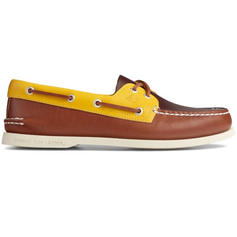 sperry系带圆头休闲风帆船鞋