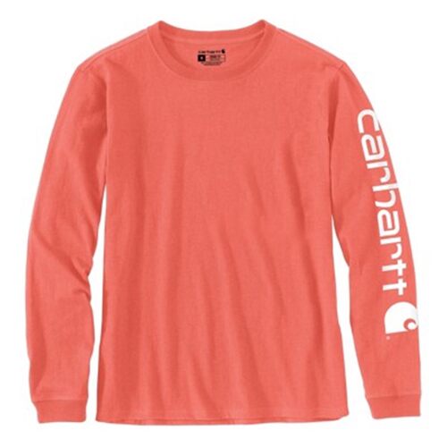 Carhartt/卡哈特女装长袖T恤圆领小衫棉质休闲春夏百搭上衣103401