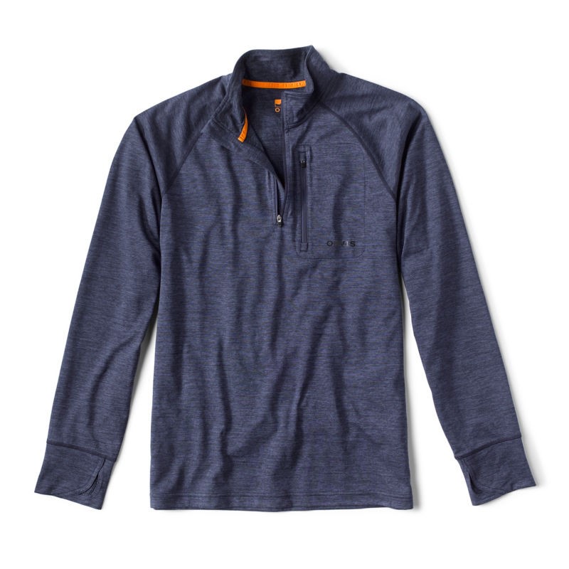 ORVIS男士立领半拉链衬衫长袖春夏吸湿排汗运动休闲时尚亲肤3EFP