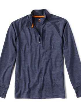 ORVIS男士立领半拉链衬衫长袖春夏吸湿排汗运动休闲时尚亲肤3EFP