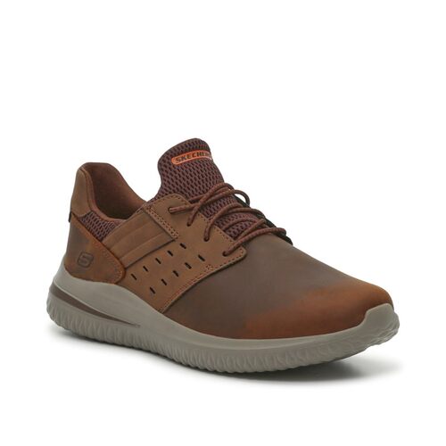 Skechers/斯凯奇运动鞋休闲户外Ezra Delson 3.0一脚蹬皮鞋男正品