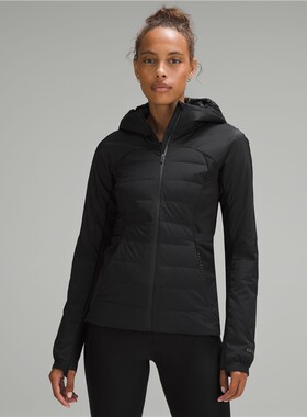 Lululemon露露乐蒙女子外套夹克衫棉服连帽瑜伽服修身春秋LW4CA7S