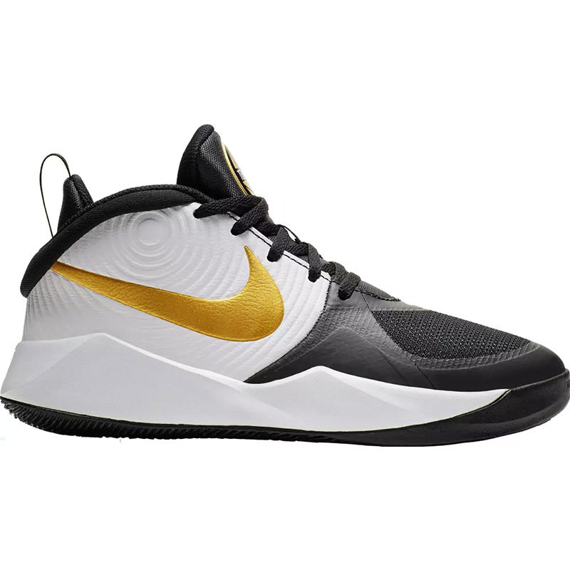 Nike/耐克男篮球鞋青少年运动轻便缓冲防滑中帮Hustle D 9正品JX