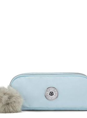 Kipling凯浦林笔袋铅笔盒双拉链1L大容量分隔收纳学生猴子KI0791