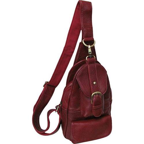 amerileather皮质斜挎包正品拉链