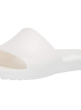 Crocs/卡洛驰女鞋拖鞋白色净版轻质时尚百搭平跟Sloane正品346548