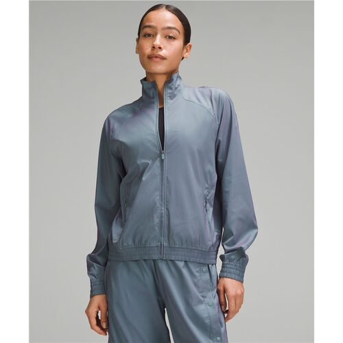 Lululemon露露乐蒙女子外套夹克衫立领瑜伽服宽松春夏舒适LW3HLHS