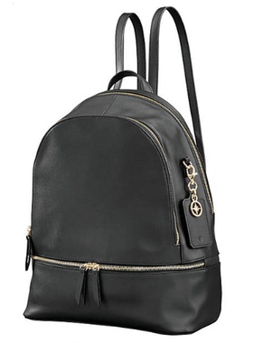 Samsonite/新秀丽女双肩背包小号皮质拉链新款舒适经典正品104917