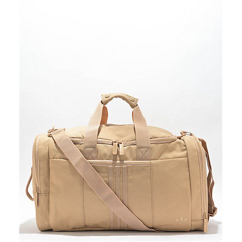 Adidas阿迪达斯男女帆布行李袋休闲包户外运动手提单肩斜挎包正品