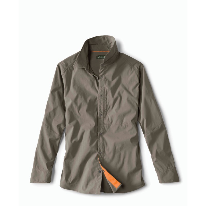 ORVIS男衬衫方领长袖春夏时尚亲肤户外舒适透气棉质简约经典2P6A