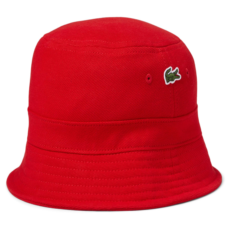 Lacoste/拉科斯特男女帽情侣渔夫帽盆帽纯棉钓鱼登山新品9868602