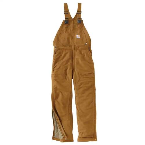 Carhartt/卡哈特男士背带裤阻燃帆布保暖户外作业防护工装裤冬季