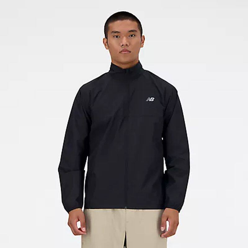 NEW BALANCE NB男运动夹克外套拉链上衣宽松防水快干MJ41243BK