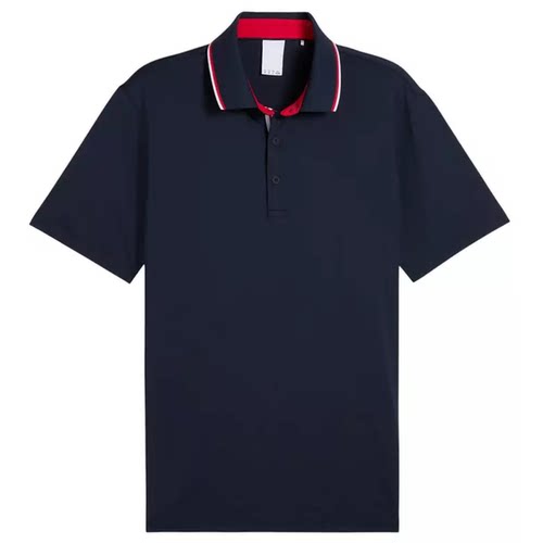 PUMA/彪马男士POLO衫运动T恤短袖吸汗撞色高尔夫球衫透气速干球服