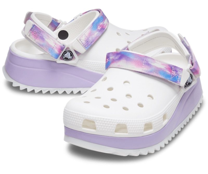 crocs卡洛驰女鞋休闲鞋洞洞鞋可爱漂流夏季百搭紫美国直邮206772