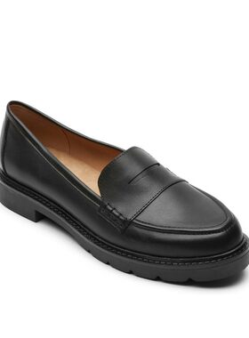 Rockport/乐步女乐福鞋休闲皮鞋商务一脚蹬潮流工装鞋通勤春正品