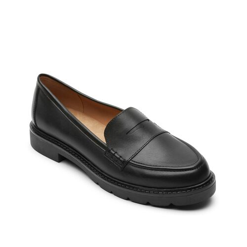 Rockport/乐步女乐福鞋休闲皮鞋商务一脚蹬潮流工装鞋通勤春正品