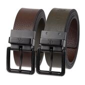 裤 凯文克莱男士 带皮带卵石纹双面百搭耐用 Klein CK腰带Calvin