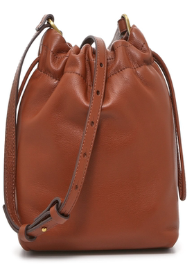 Fossil/化石女单肩包斜挎休闲潮流送女友新款抽绳皮面正品545102