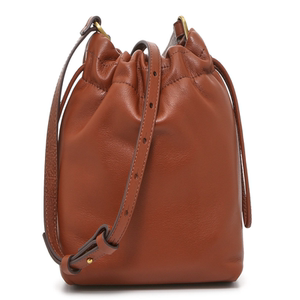 Fossil/化石女单肩包斜挎休闲潮流送女友新款抽绳皮面正品545102