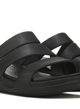 Crocs/卡骆驰女拖鞋休闲鞋沙滩树脂户外轻便舒适正品75693