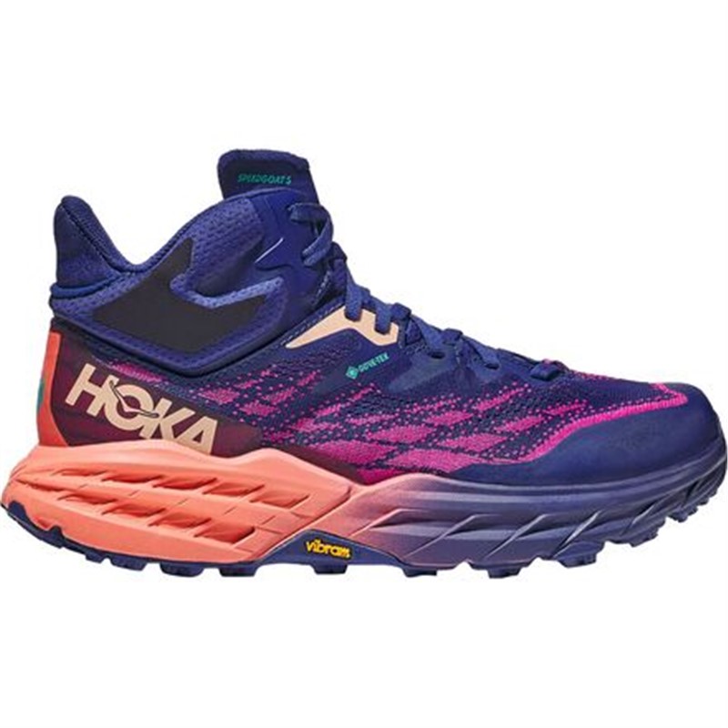 HOKA ONE ONE女Speedgoat Mid5 GTX越野跑鞋登山短靴运动防水正品