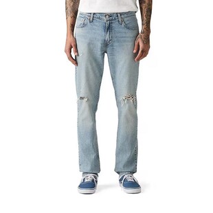 高街潮牌休闲通勤百搭裤 李维斯破洞裤 511系列美式 牛仔裤 子 修身