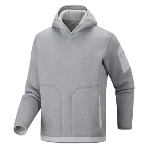 Arc'teryx/始祖鸟男士卫衣套头抓绒连帽衫户外保暖不易起球秋冬季