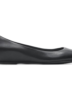 Rockport/乐步瓢鞋女皮鞋黑色尖头浅口内增高低跟美国直邮V82401