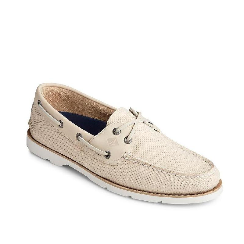 Sperry Top-Sider男皮鞋工装鞋单鞋一脚蹬套脚帆船鞋正品50