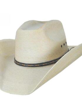 STETSON男帽子西部帽防汗金属孔眼皮革百搭日常街头风正品127029