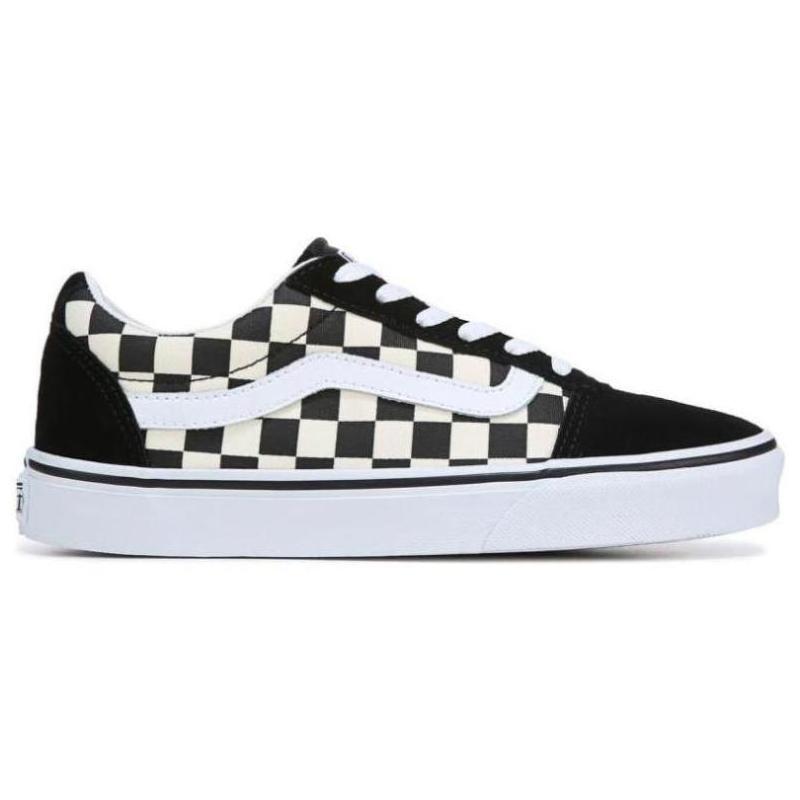 vans ward女帆布鞋低帮鞋侧边条纹棋盘格系休闲系带春夏正品310