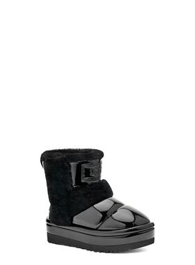 UGG女鞋棉鞋雪地靴短靴棉靴子套筒羊毛保暖黑色防水户外9883415