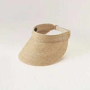 HELEN KAMINSKI草帽防晒帽拉菲草Kirsten空顶遮阳防紫外线女夏季